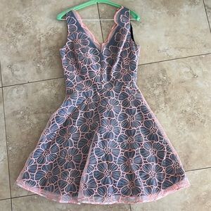 Women’s Erin Pink & Navy Floral Dress